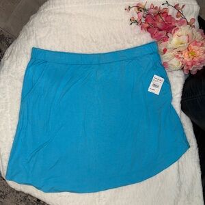 NWT Fresh Produce Vibrant Blue Mini Skirt Size XL